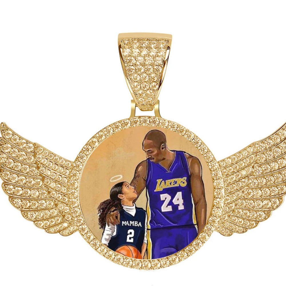 Guardian Angle photo pendant