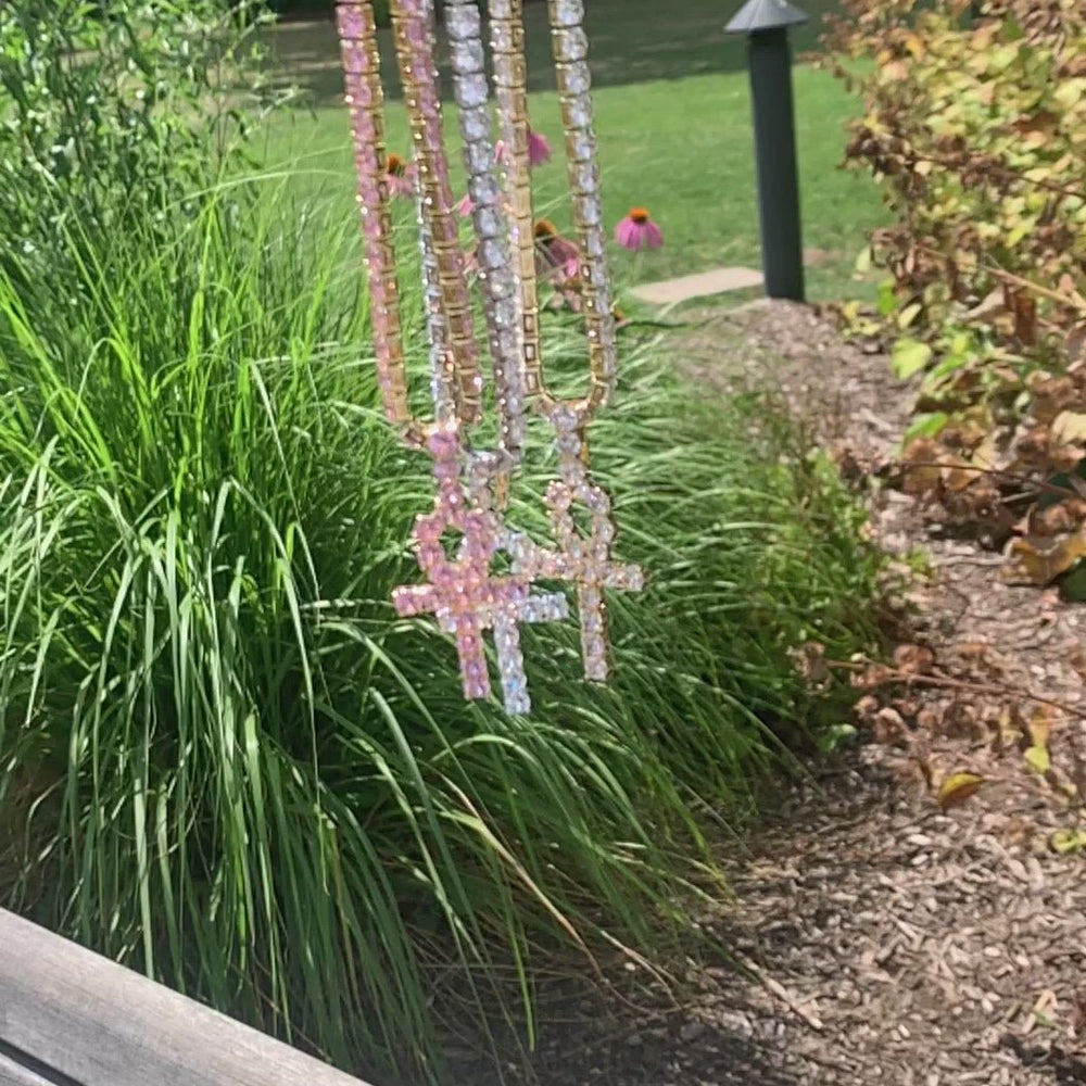 Icey Ankh necklace