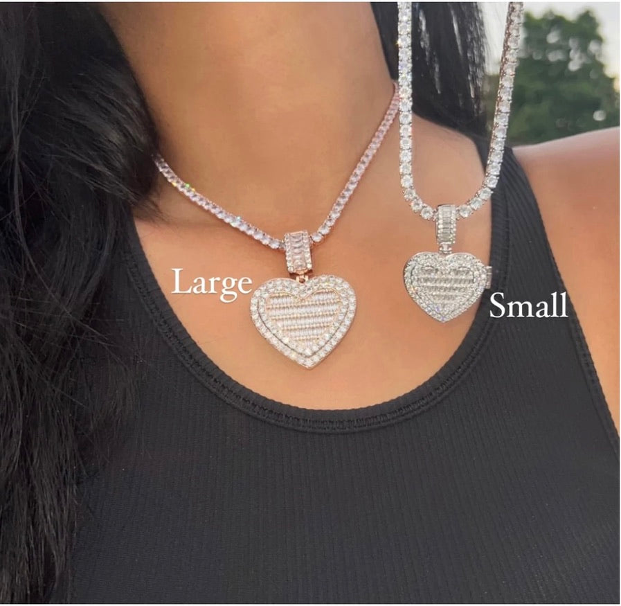 Custom Heart Photo Locket