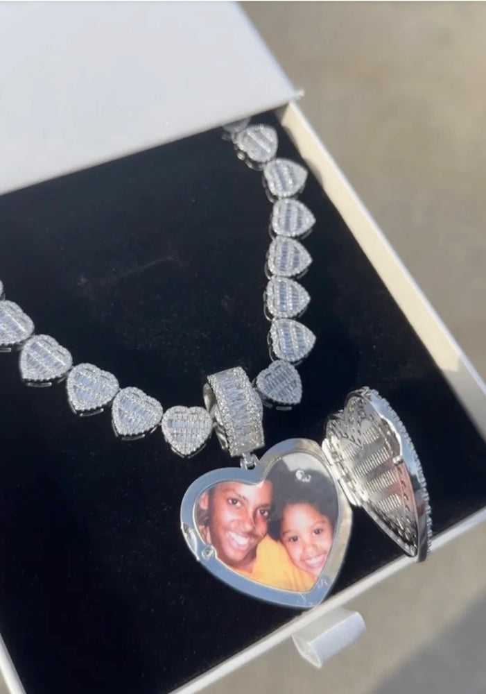 Custom Heart Photo Locket