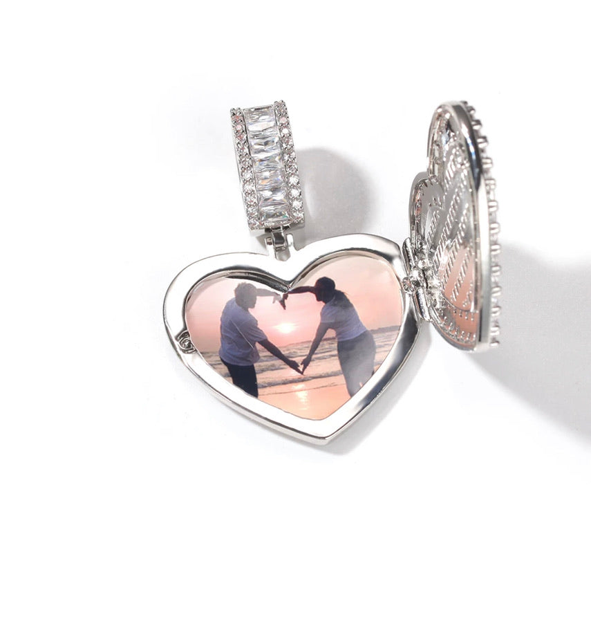 Custom Heart Photo Locket