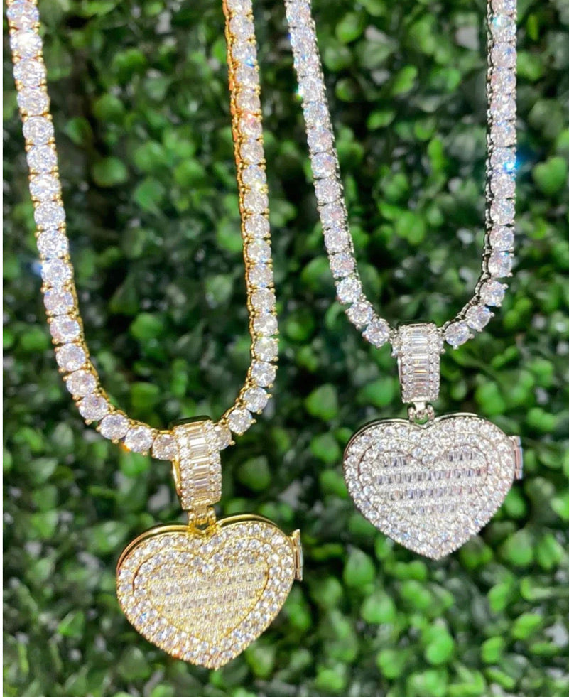 Custom Heart Photo Locket