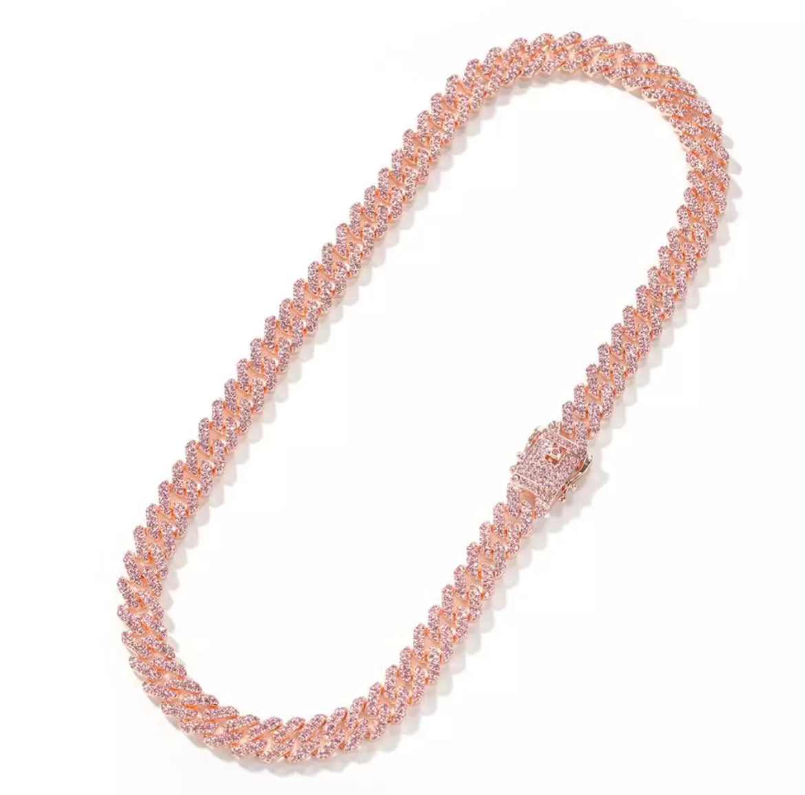 barbie pink cuban necklace and bracelet set  (necklace and bracelet sold separately)