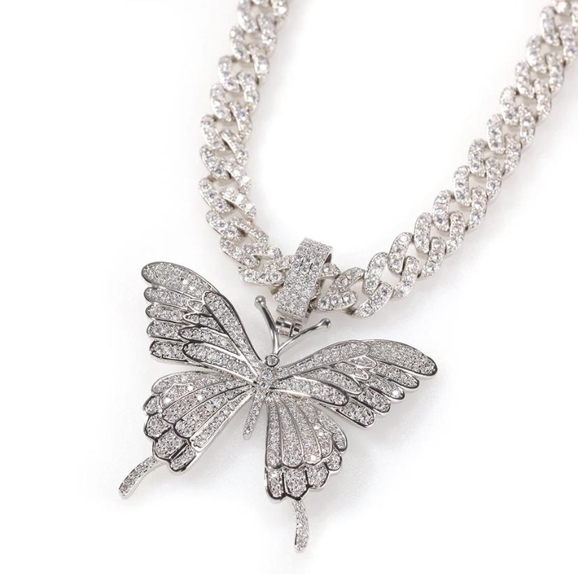 Enchanted butterfly necklace
