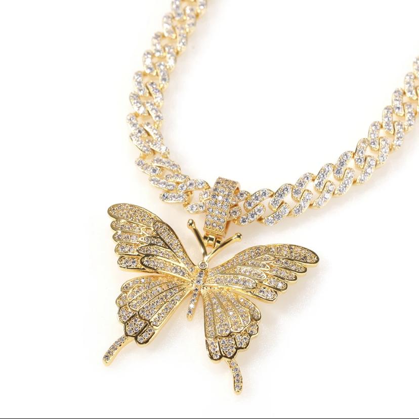 Enchanted butterfly necklace