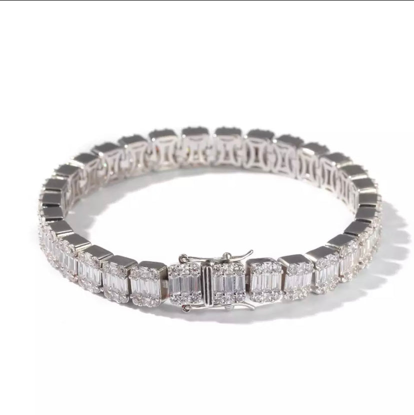 icey baguette bracelet