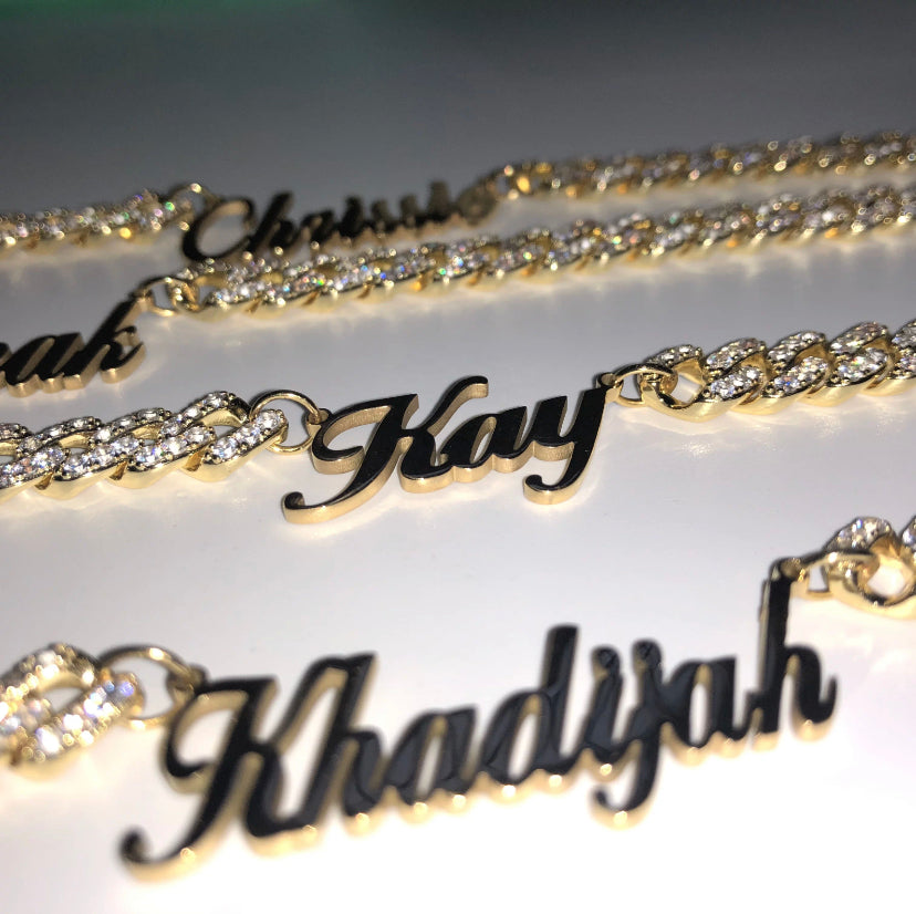 Classic Cuban Link Nameplate